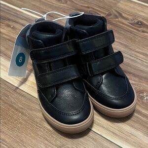 Cat & Jack Black Sneakers with Tan Soles